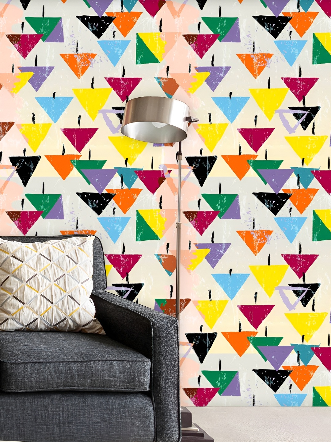

ArtzFolio Off-White & Yellow Printed Self Adhesive Wallpaper
