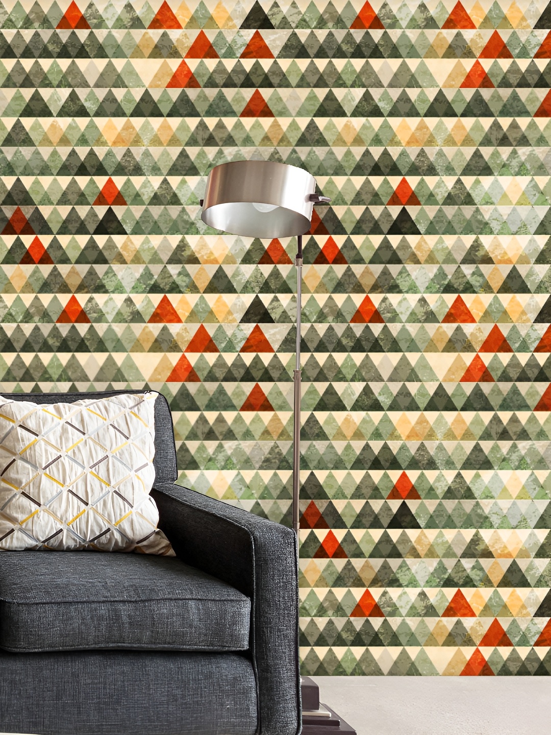 

ArtzFolio Green & Brown Printed Self Adhesive Wall Sticker