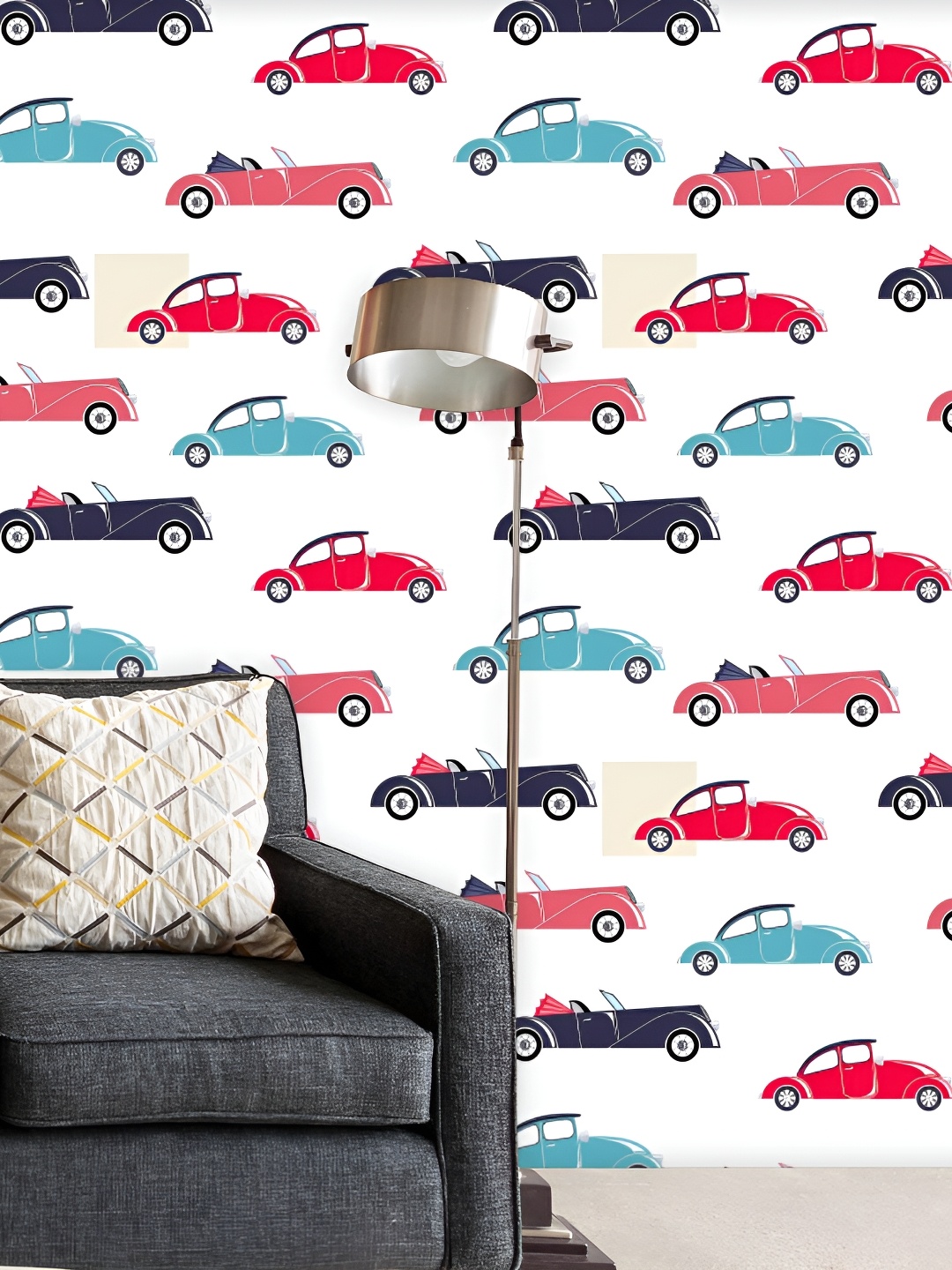 

ArtzFolio Multicolor Abstract Printed Easy-to-Peel & Stick Wallpaper, Multi