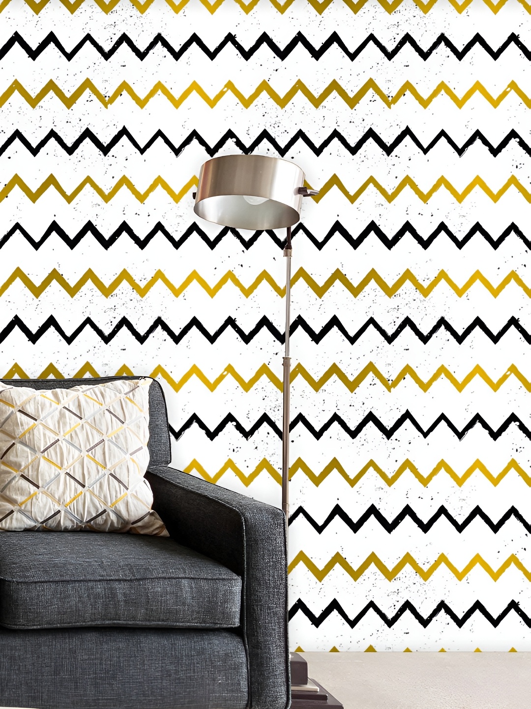 

ArtzFolio White & Black Printed Self Adhesive Wallpaper