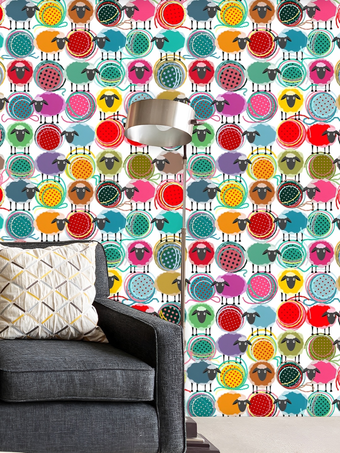 

ArtzFolio White & Green Printed Self Adhesive Wallpaper