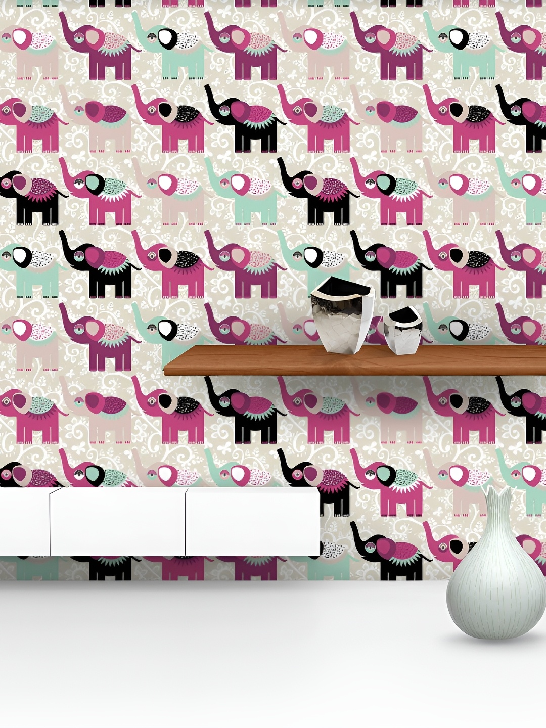 

ArtzFolio Pink Printed Self Adhesive Decals & Stickers