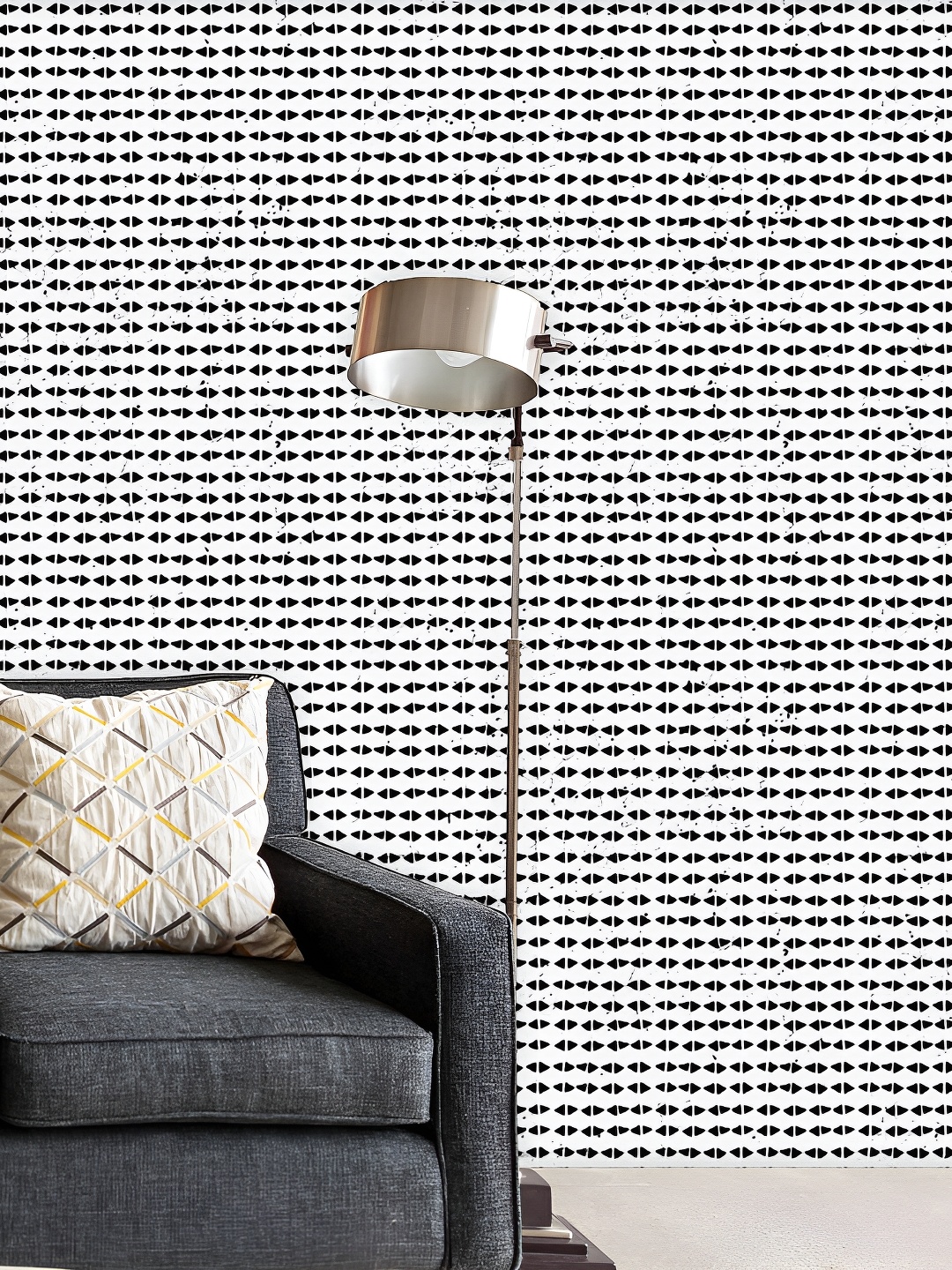 

ArtzFolio White & Black Printed Self Adhesive Wallpaper