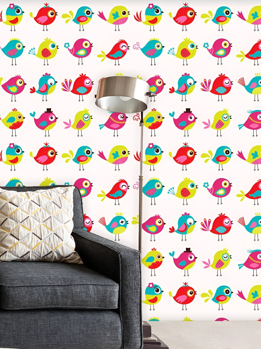 

ArtzFolio White & Pink Abstract Printed Self Adhesive Water Resistant Wallpaper