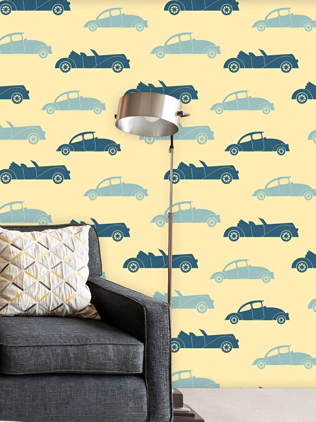 

ArtzFolio Yellow Printed Self-Adhesive Wallpaper