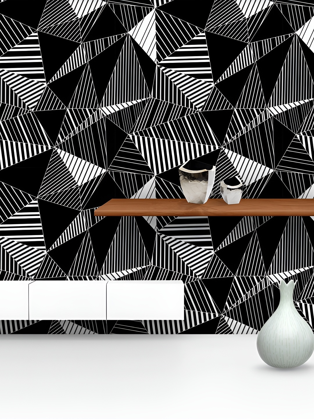 

ArtzFolio Black & White Printed Self Adhesive Wallpaper