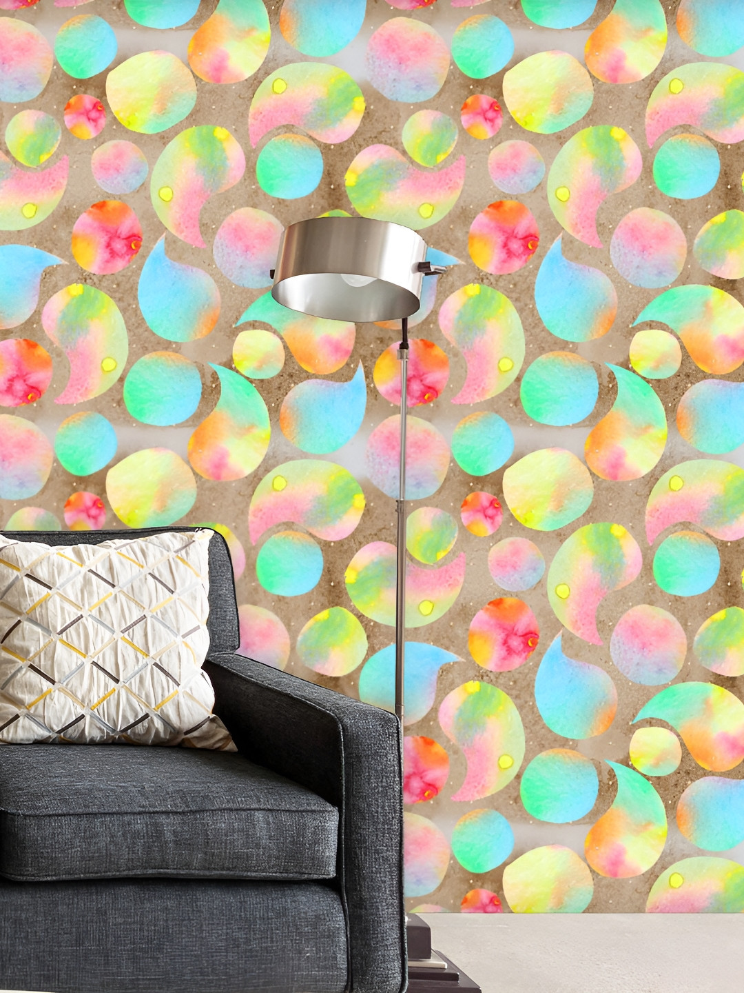 

ArtzFolio Blue & Brown Printed Self-Adhesive Wallpaper