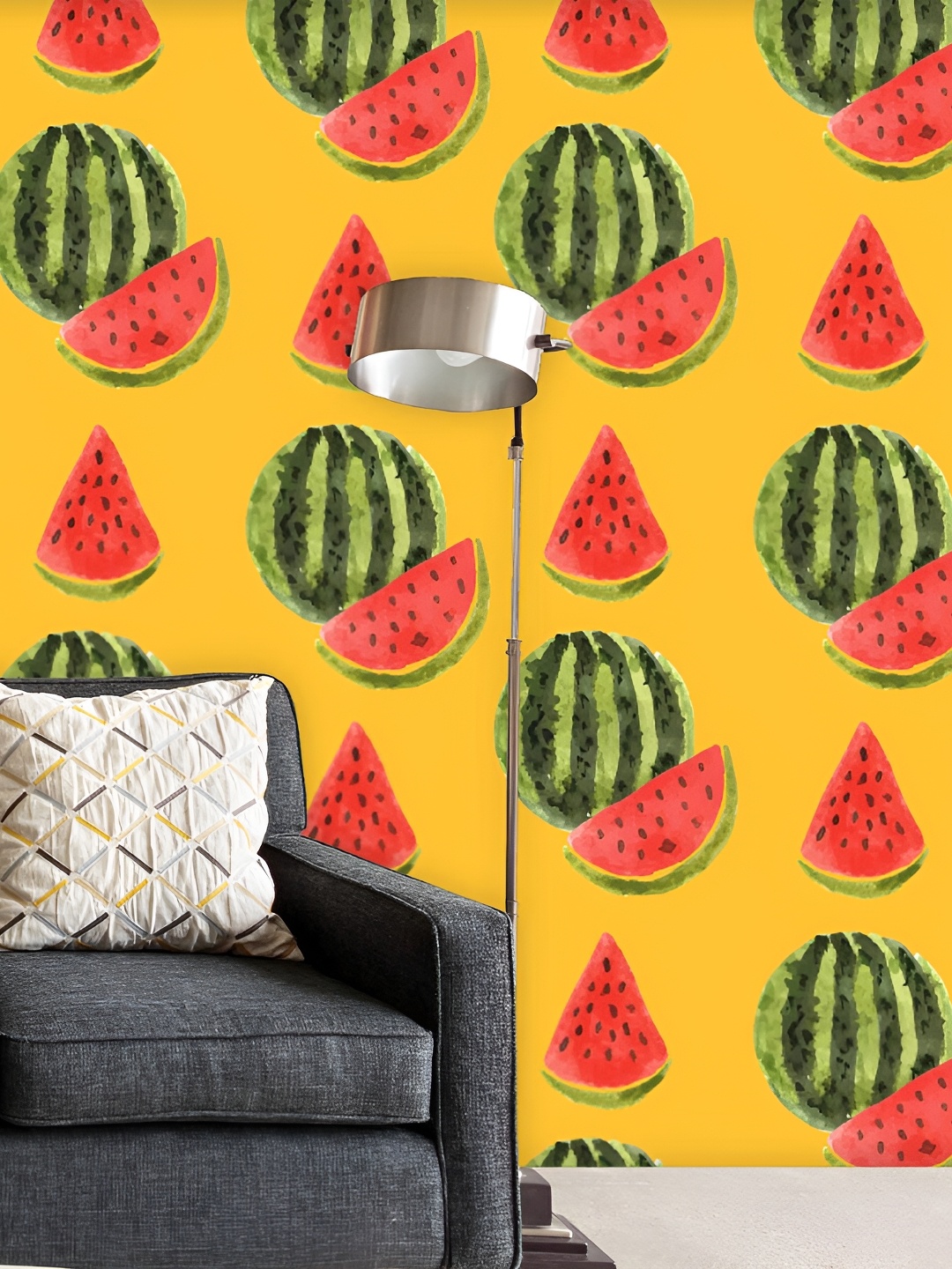 

ArtzFolio Yellow & Green Printed Self Adhesive Wallpaper