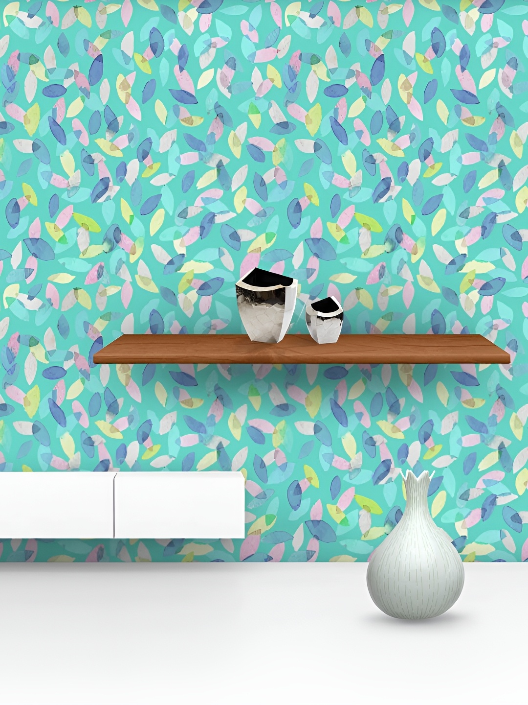 

ArtzFolio Sea Green & Pink Printed Self Adhesive Decals & Stickers