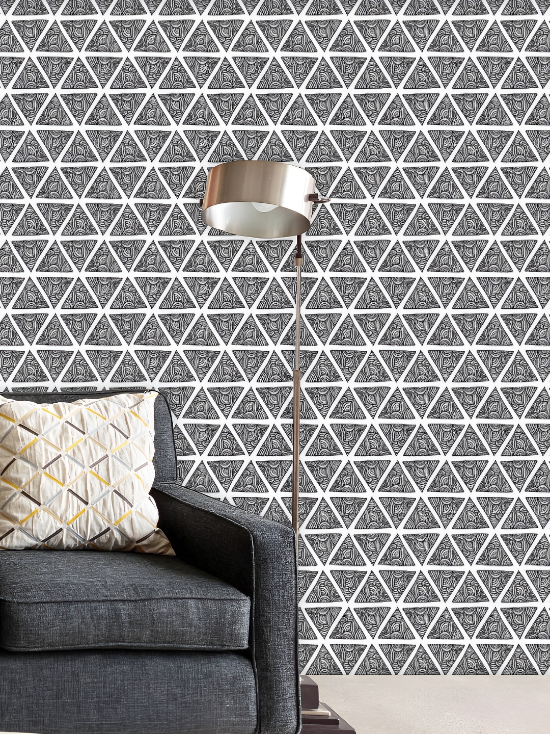 

ArtzFolio White & Black Printed Self-Adhesive Wallpaper