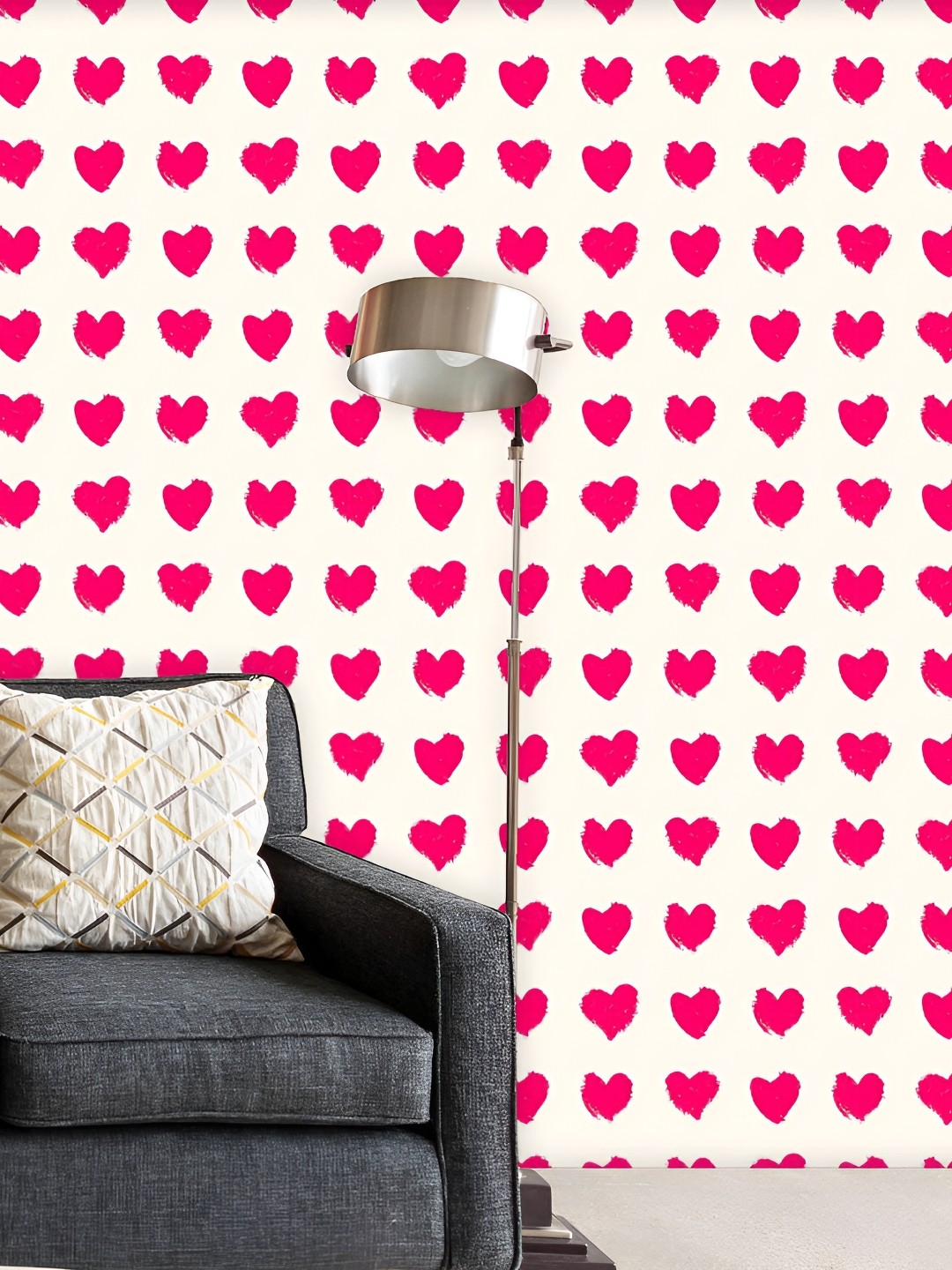 

ArtzFolio Beige Pink Printed Self-Adhesive Water-Resistant Peel & Stick Wallpaper