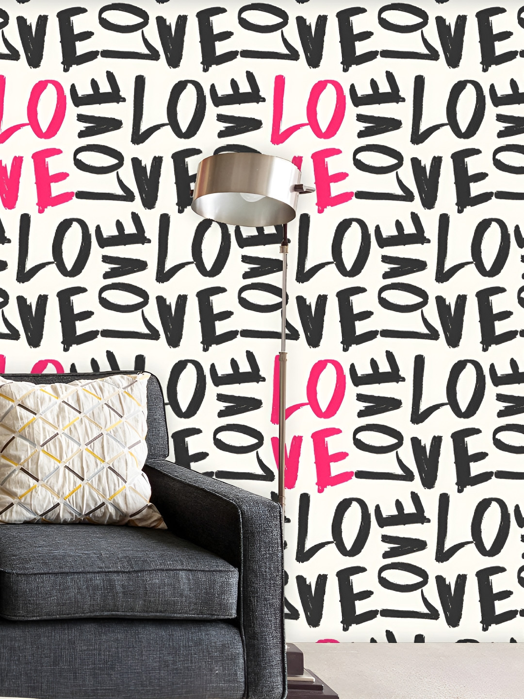 

ArtzFolio White & Black Typography Peel & Stick Non-PVC Vinyl Self-Adhesive Wall Sticker