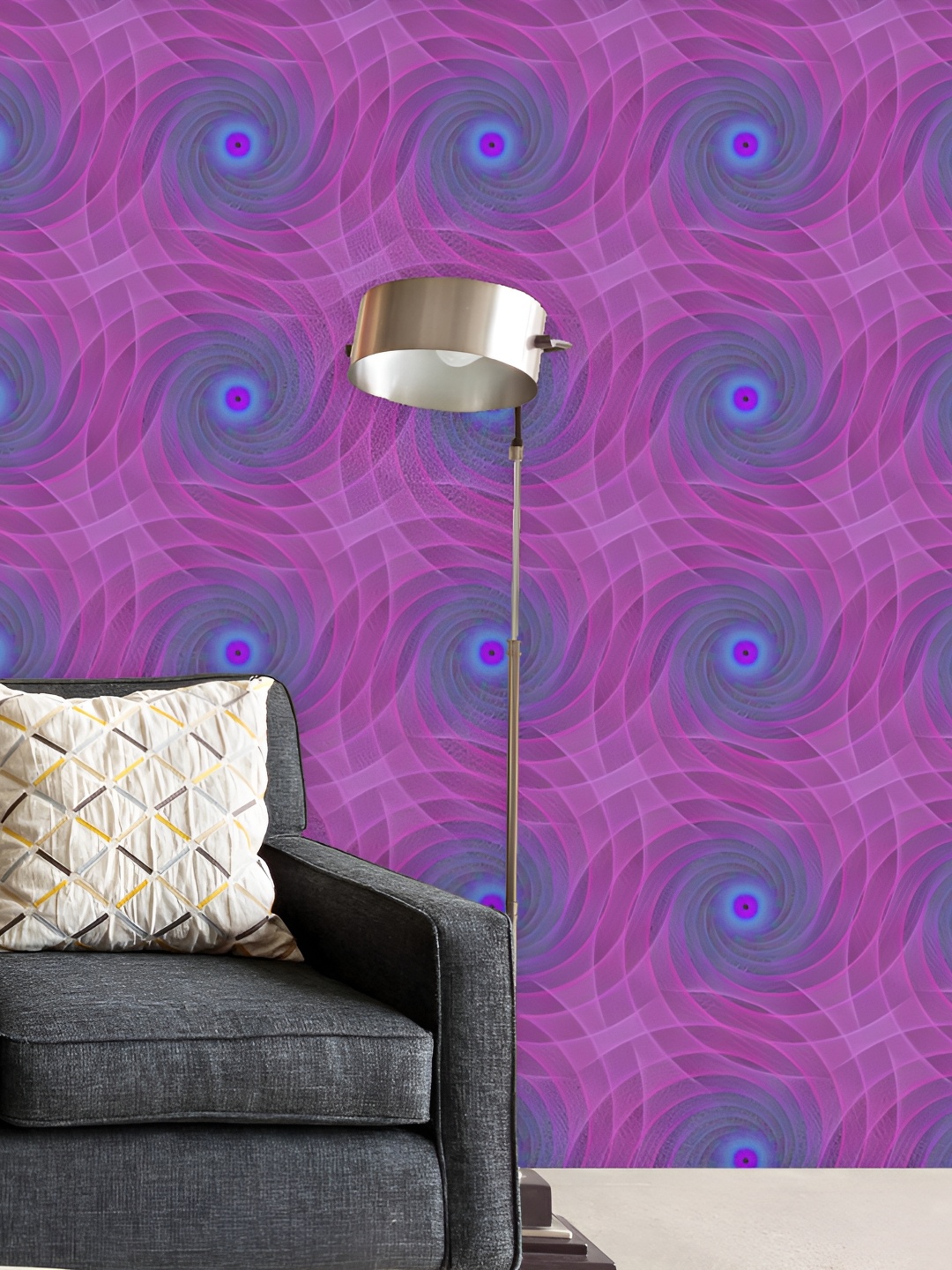 

ArtzFolio Purple & Grey Abstract Printed Self-Adhesive Wallpaper