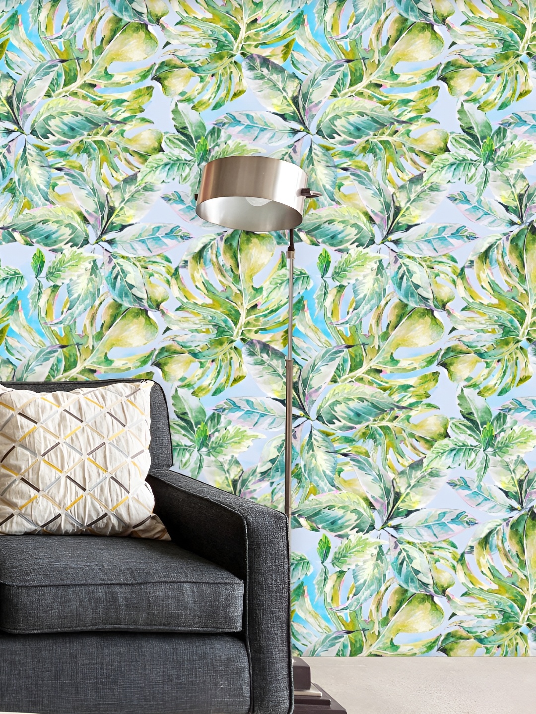 

ArtzFolio 1-Piece Printed Self-Adhesive Wallpaper, Blue