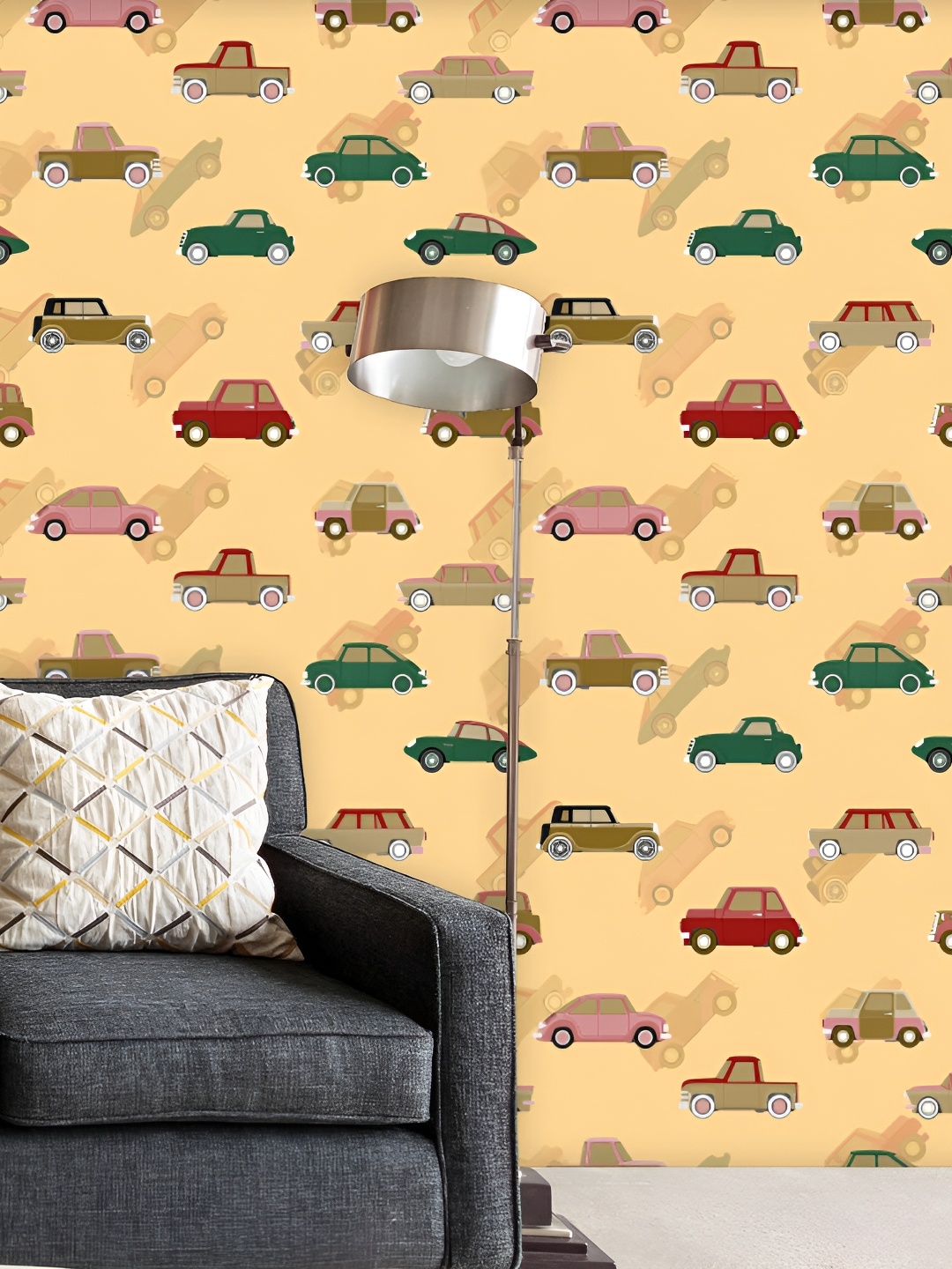 

ArtzFolio Beige & Green Printed Self Adhesive Wallpaper Sticker