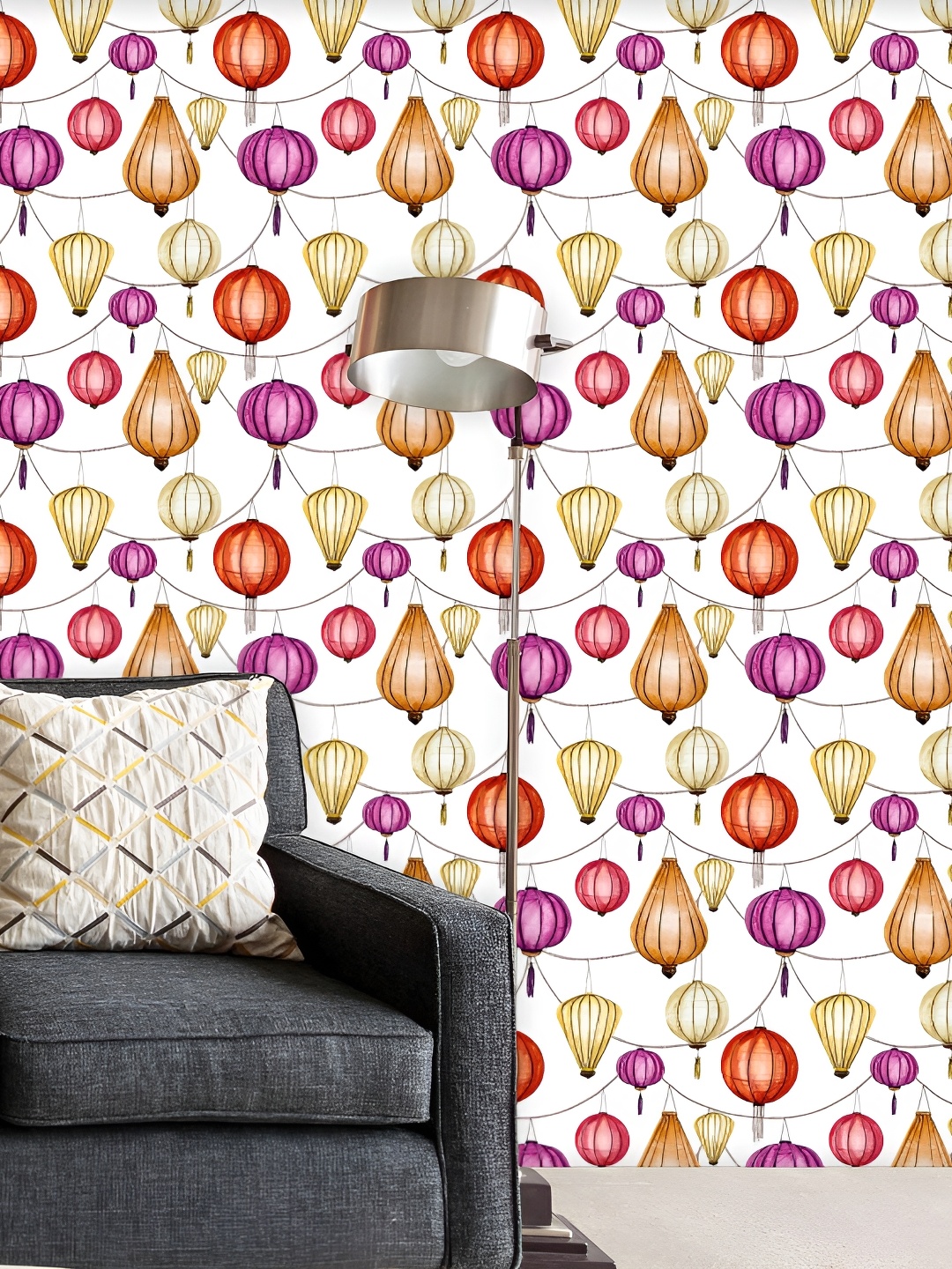 

ArtzFolio White & Orange Peel & Stick Non-PVC Vinyl Self-Adhesive Wallpaper