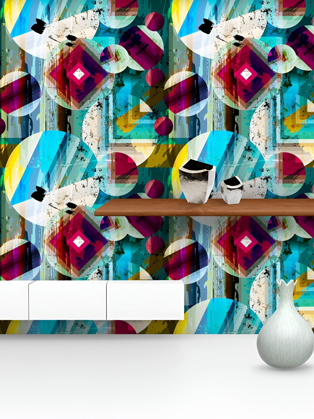 

ArtzFolio Self-Adhesive Non-PVC Peel & Stick Wallpaper, Multi