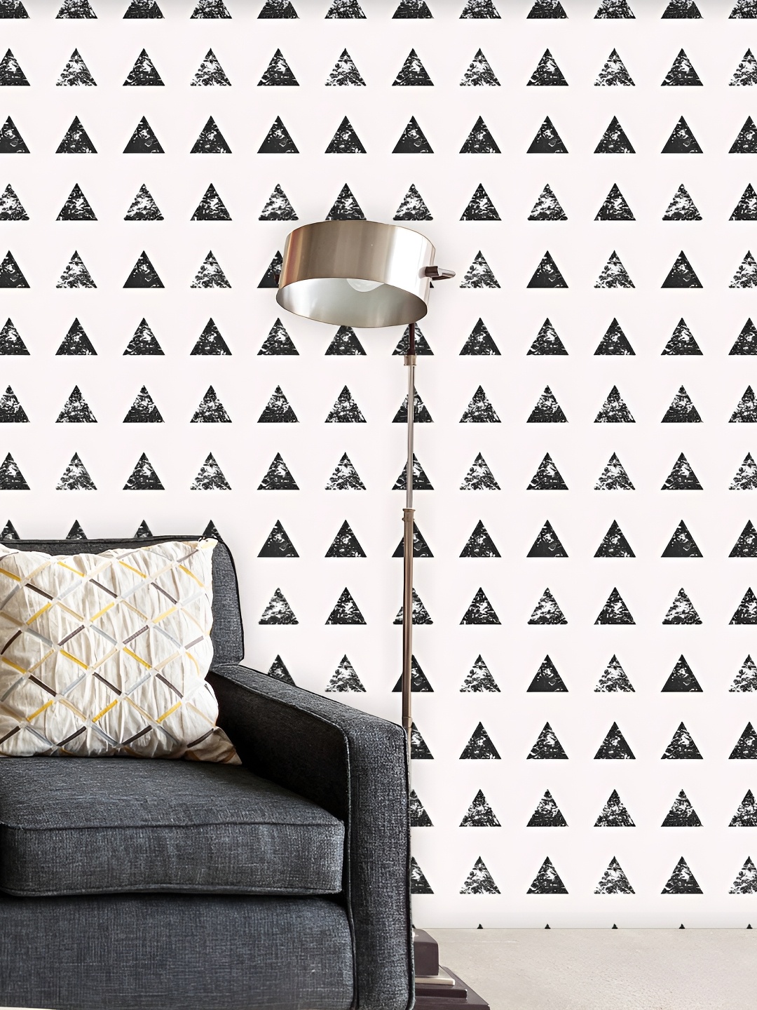

ArtzFolio Off White & Black Printed Peel & Stick Wall Decal