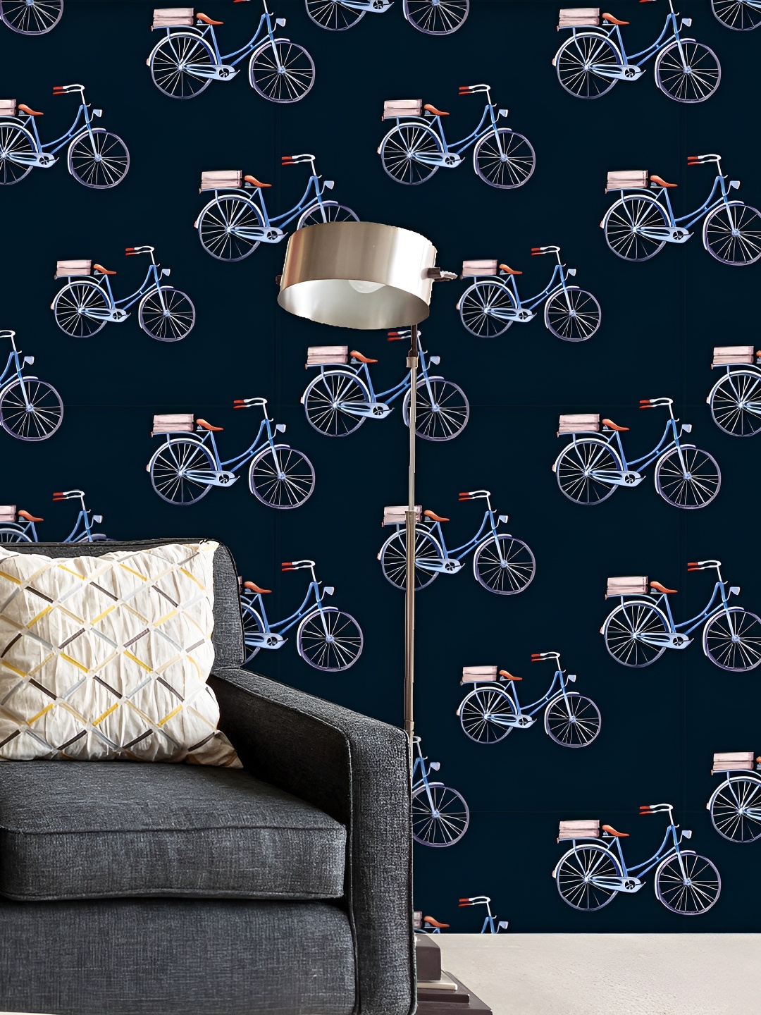 

ArtzFolio Navy Blue Printed Self Adhesive Wall Decal
