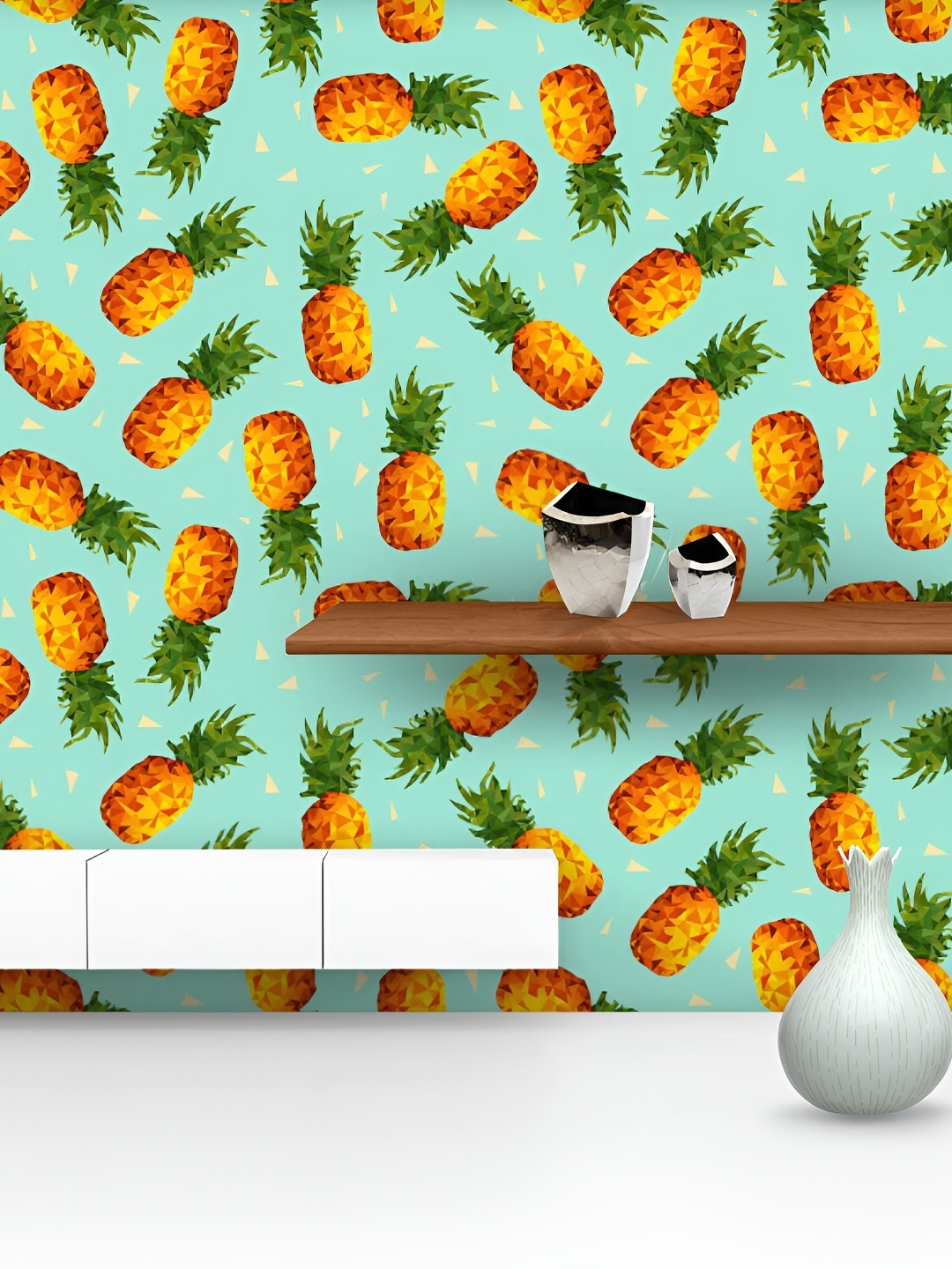 

ArtzFolio Mustard Orange & Green Printed Self Adhesive Decals & Stickers