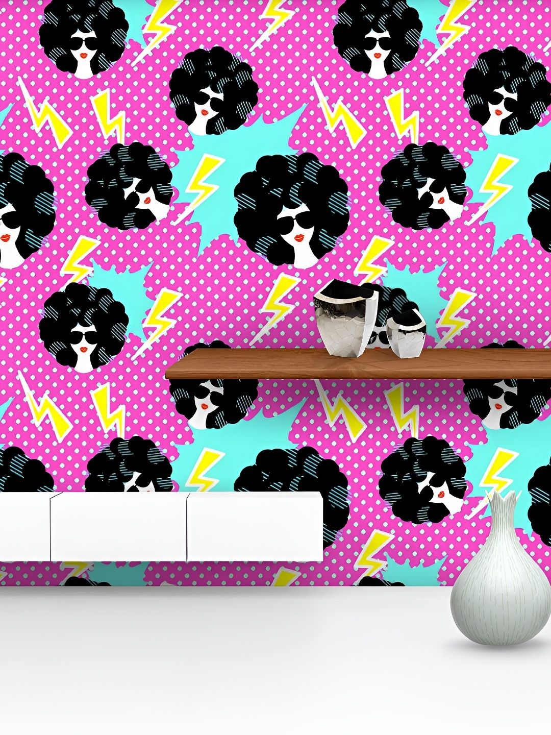 

ArtzFolio 1-Piece Printed Water-Resistant Self-Adhesive Wallpaper, Multi