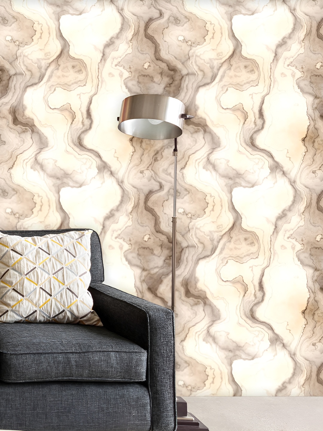 

ArtzFolio Beige Printed Self Adhesive Decals & Stickers