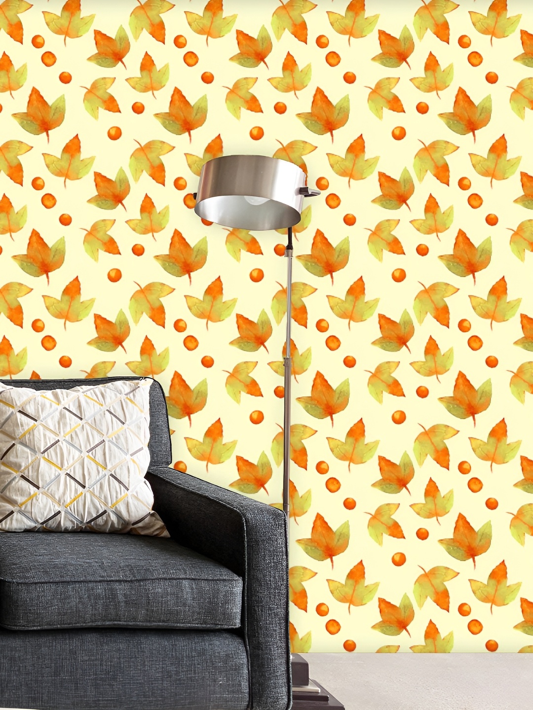 

ArtzFolio Multicolor Floral Printed Easy-to-Peel & Stick Wallpaper, Multi