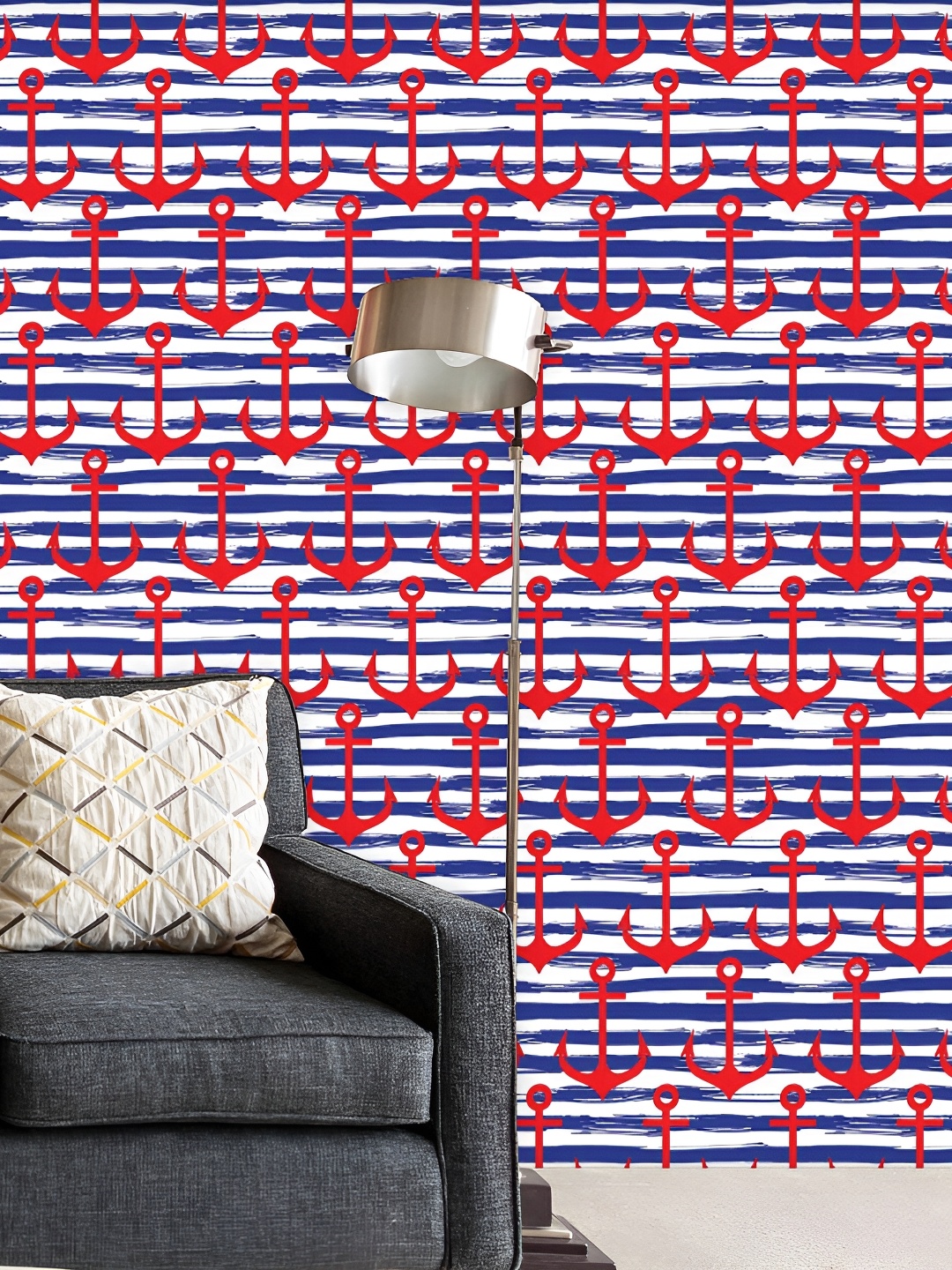 

ArtzFolio Self-Adhesive Non-PVC Peel & Stick Wallpaper, Blue