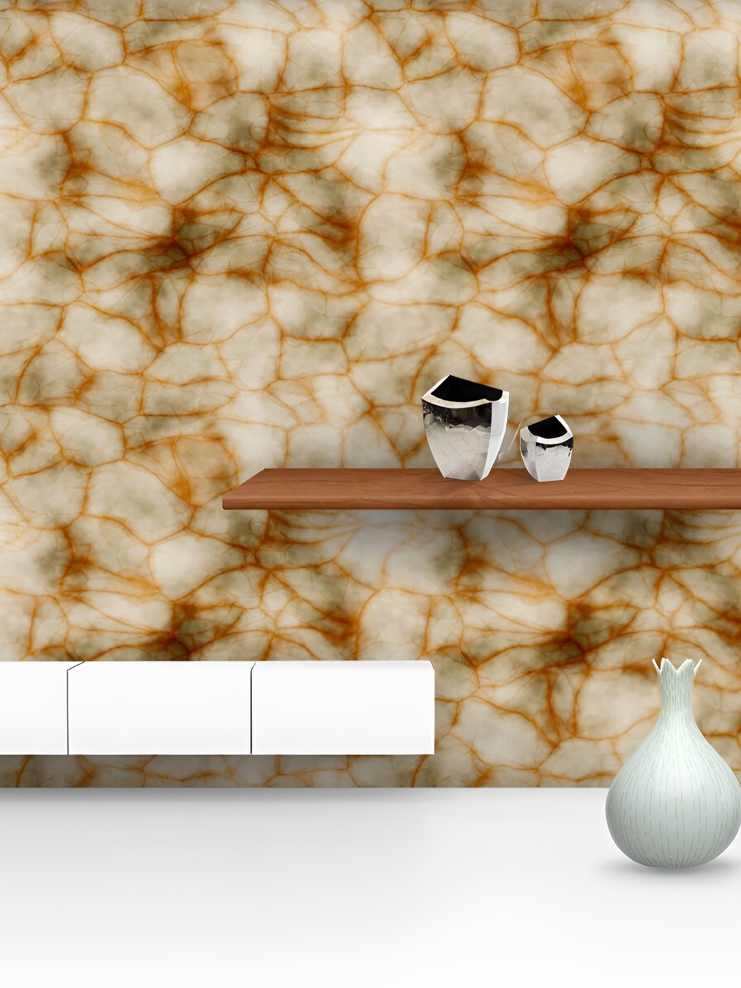 

ArtzFolio 1-Piece Printed Water-Resistant Self-Adhesive Wallpaper, Brown