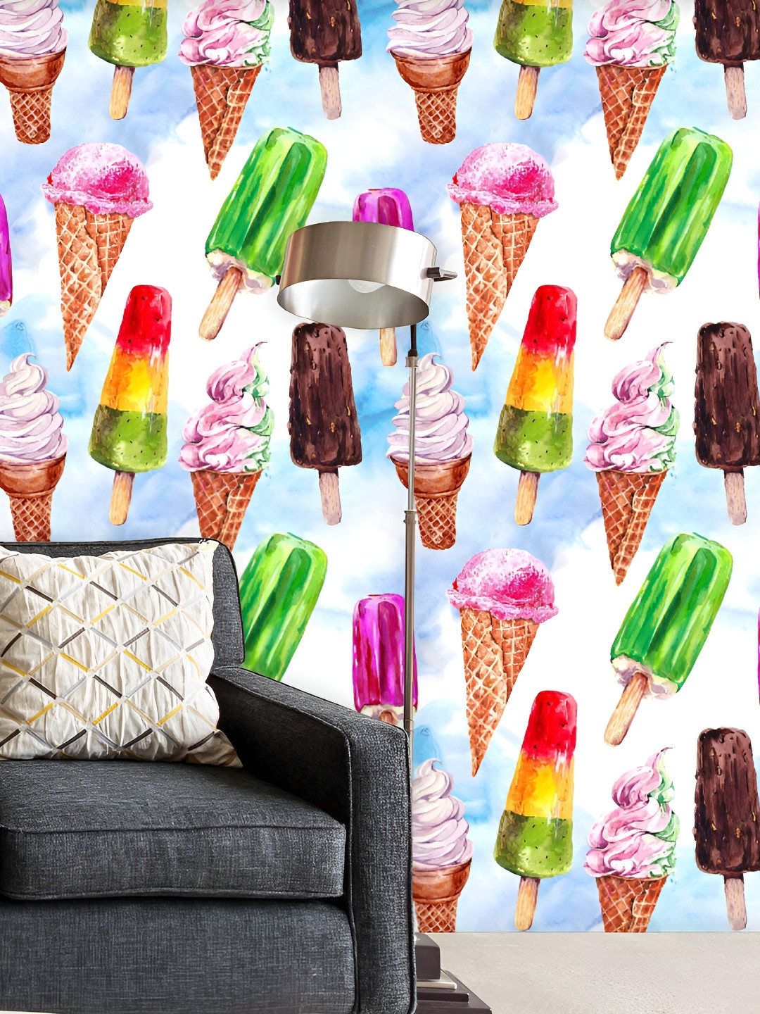 

ArtzFolio Blue & Brown Printed Self-Adhesive Wallpaper