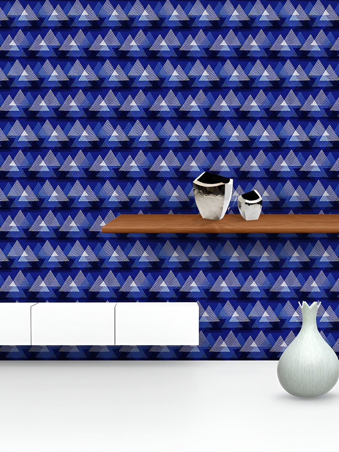 

ArtzFolio Printed Self Adhesive Peel & Stick Wallpaper, Blue