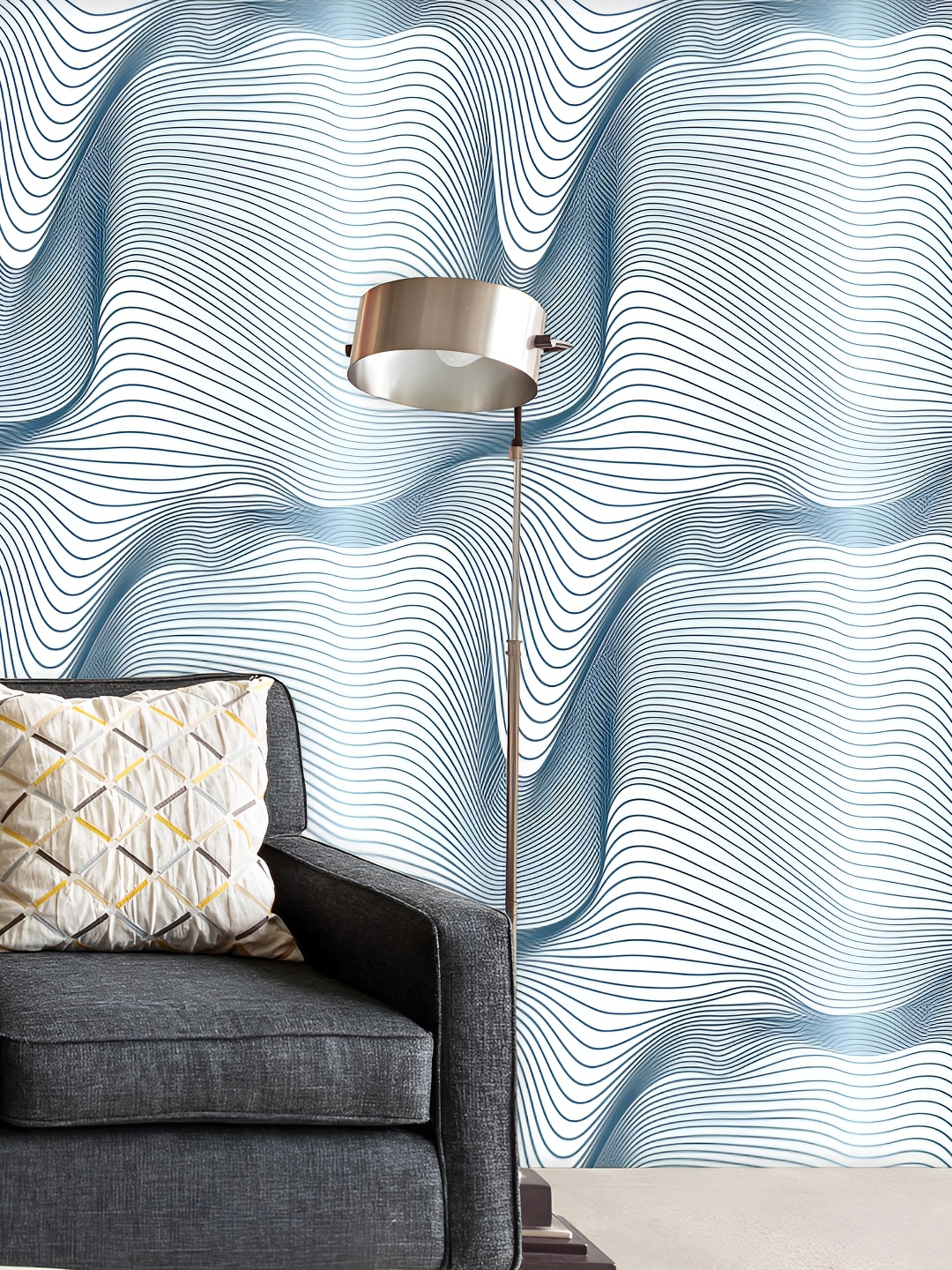 

ArtzFolio Blue Printed Self Adhesive Decals & Stickers