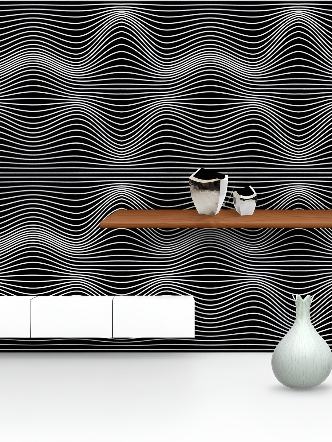 

ArtzFolio Black Peel & Stick Self-Adhesive Wallpaper