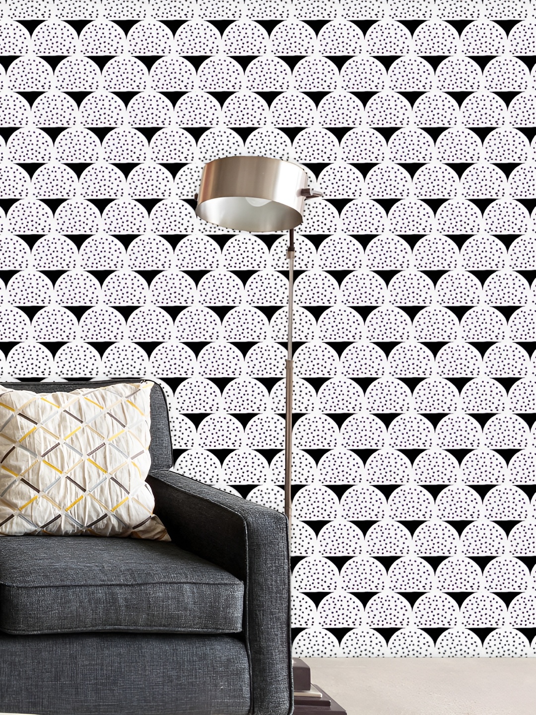 

ArtzFolio 1-Piece Printed Water-Resistant Self-Adhesive Wallpaper, White