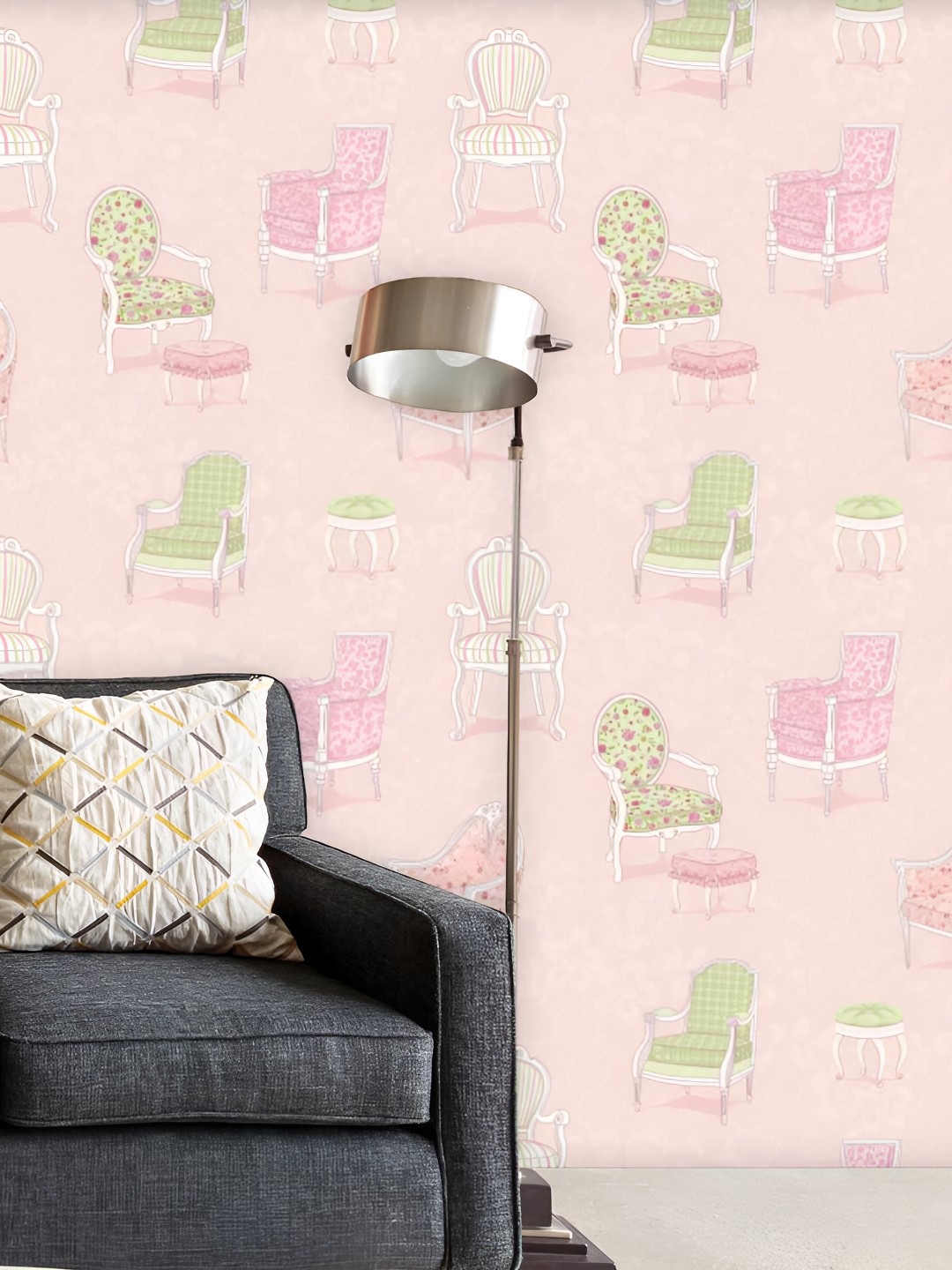 

ArtzFolio Pink Peel & Stick Self-Adhesive Wall Sticker