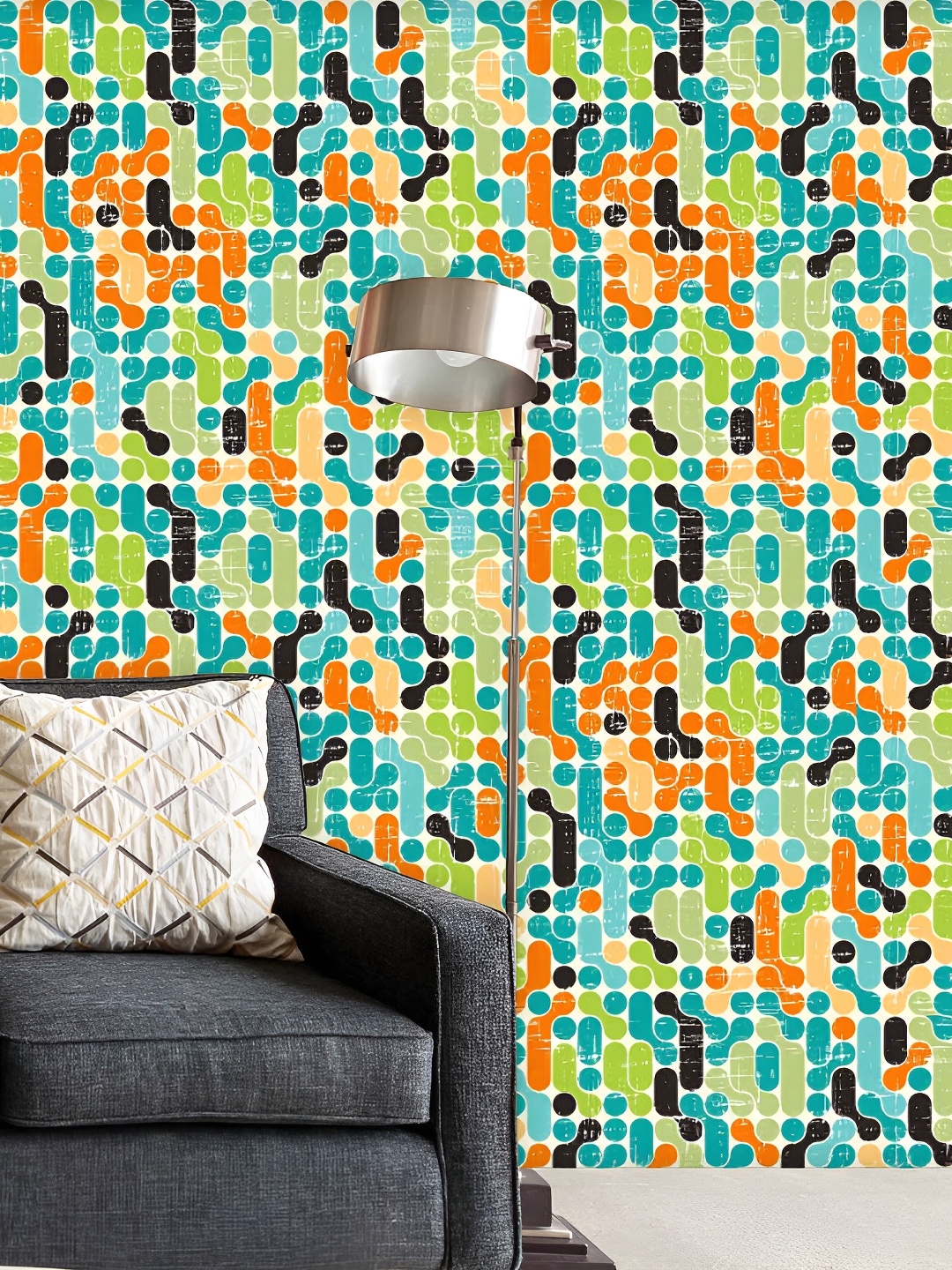 

ArtzFolio Blue & Green Printed Self-Adhesive Water-Resistant Wallpaper