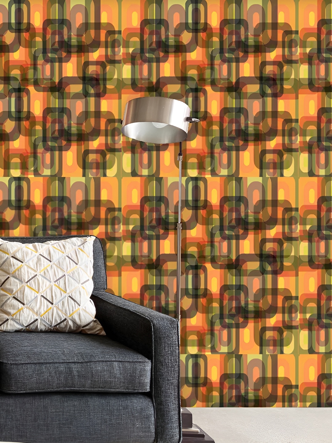 

ArtzFolio Yellow Abstract Printed Self-Adhesive Peel & Stick Wallpaper