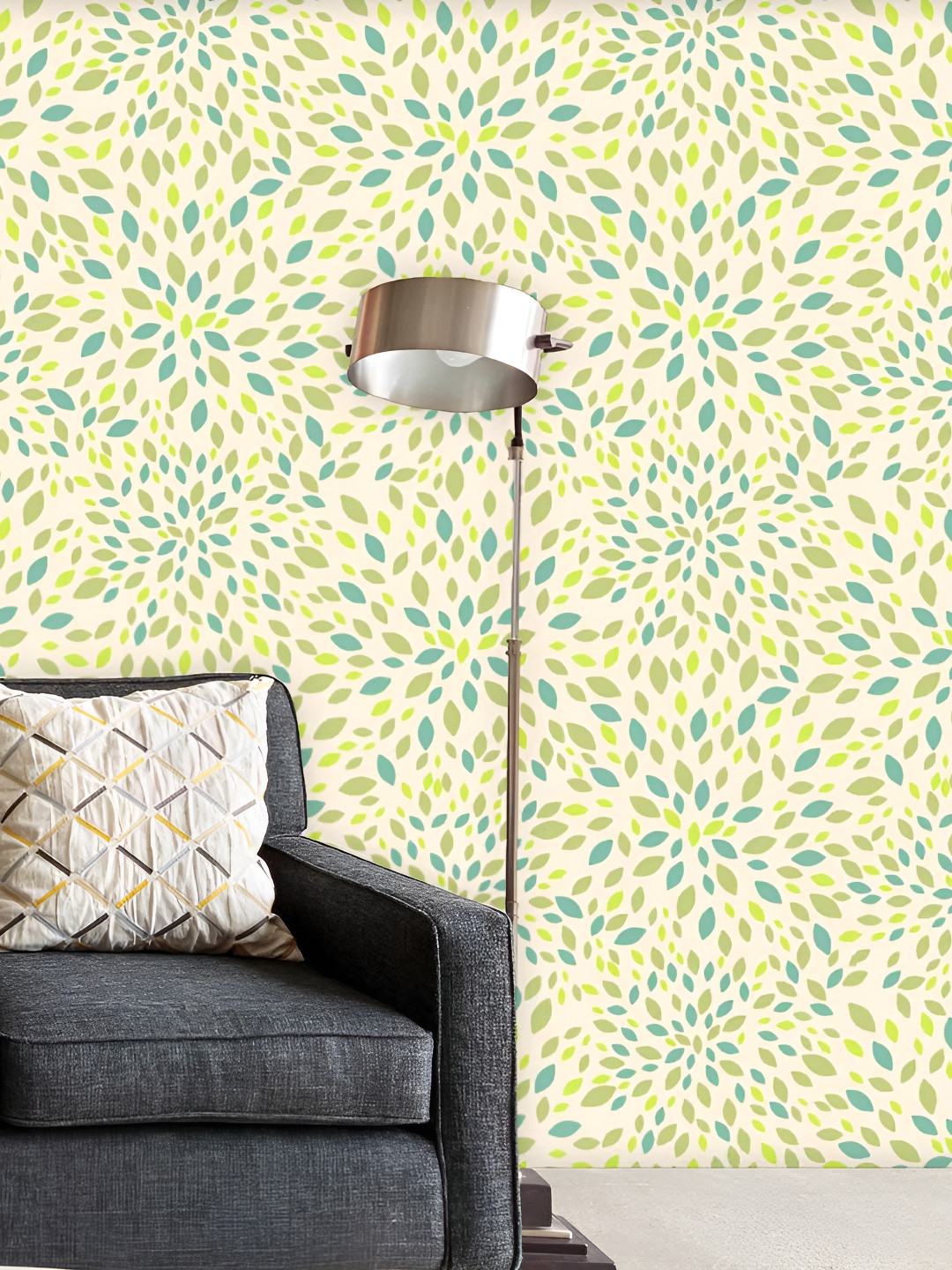 

ArtzFolio Yellow & Green Printed Self-Adhesive Wallpaper