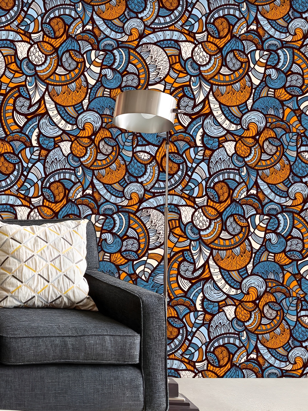 

ArtzFolio 1-Piece Printed Water-Resistant Self-Adhesive Wallpaper, Multi
