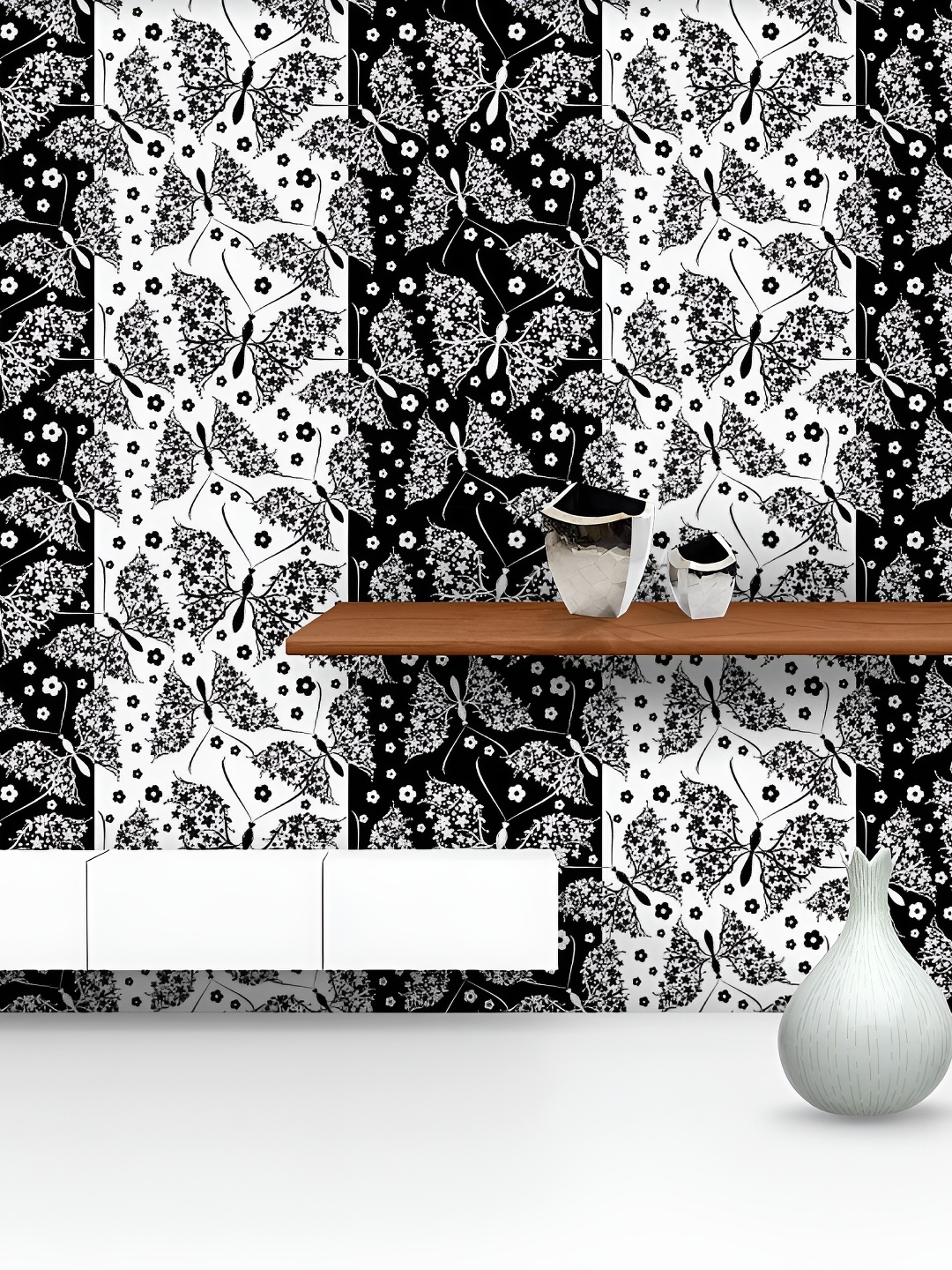 

ArtzFolio Black & White Printed Self Adhesive Decals & Stickers