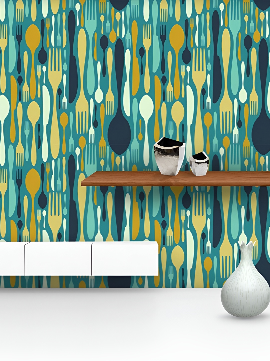 

ArtzFolio 1-Piece Printed Self-Adhesive Wallpaper, Multi