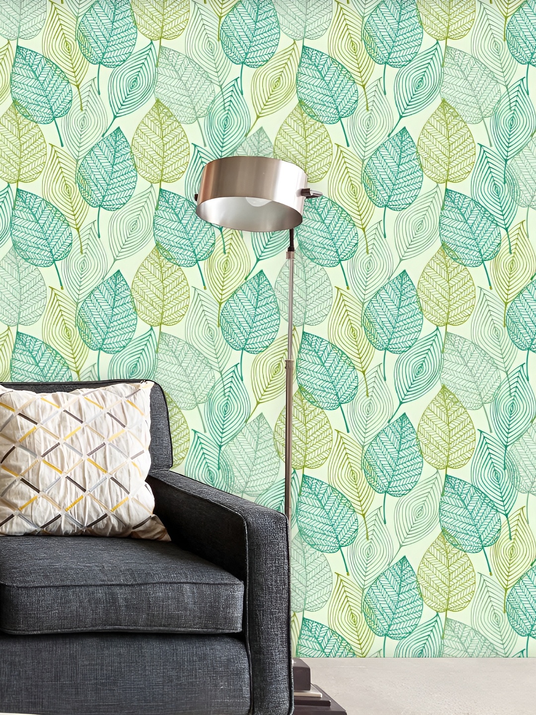 

ArtzFolio Green Printed Peel & Stick Self-Adhesive Printed Wall Sticker