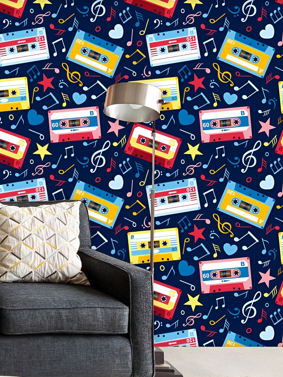 

ArtzFolio Multicoloured Printed Self Adhesive Wallpaper, Multi