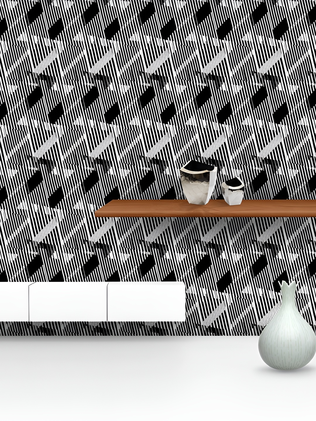 

ArtzFolio Black & White Printed Peel & Stick Wall Decal