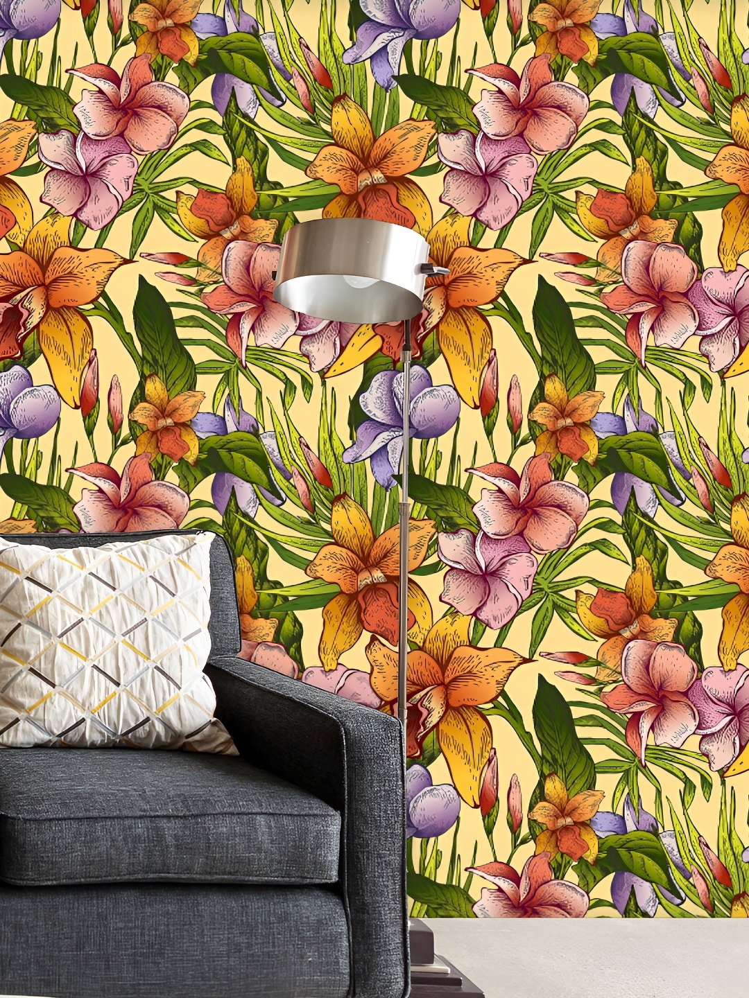 

ArtzFolio Printed Self Adhesive Waterproof Wallpaper 20 x 195 inch, Multi