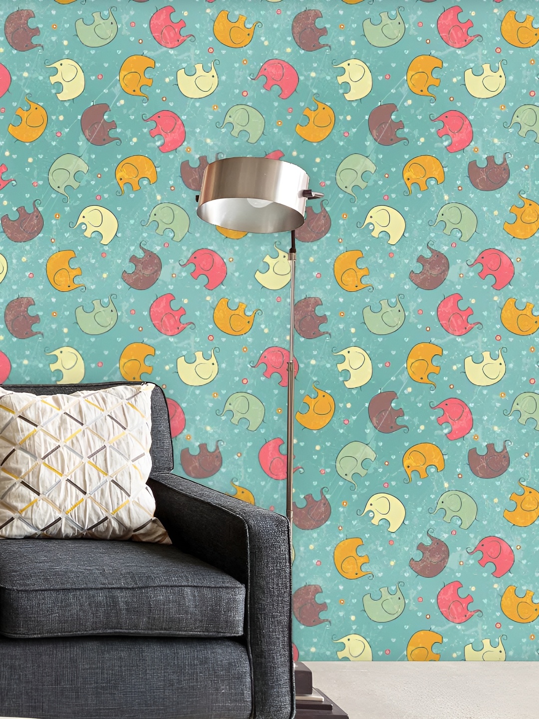 

ArtzFolio Multicoloured Printed Self Adhesive Wallpaper, Multi