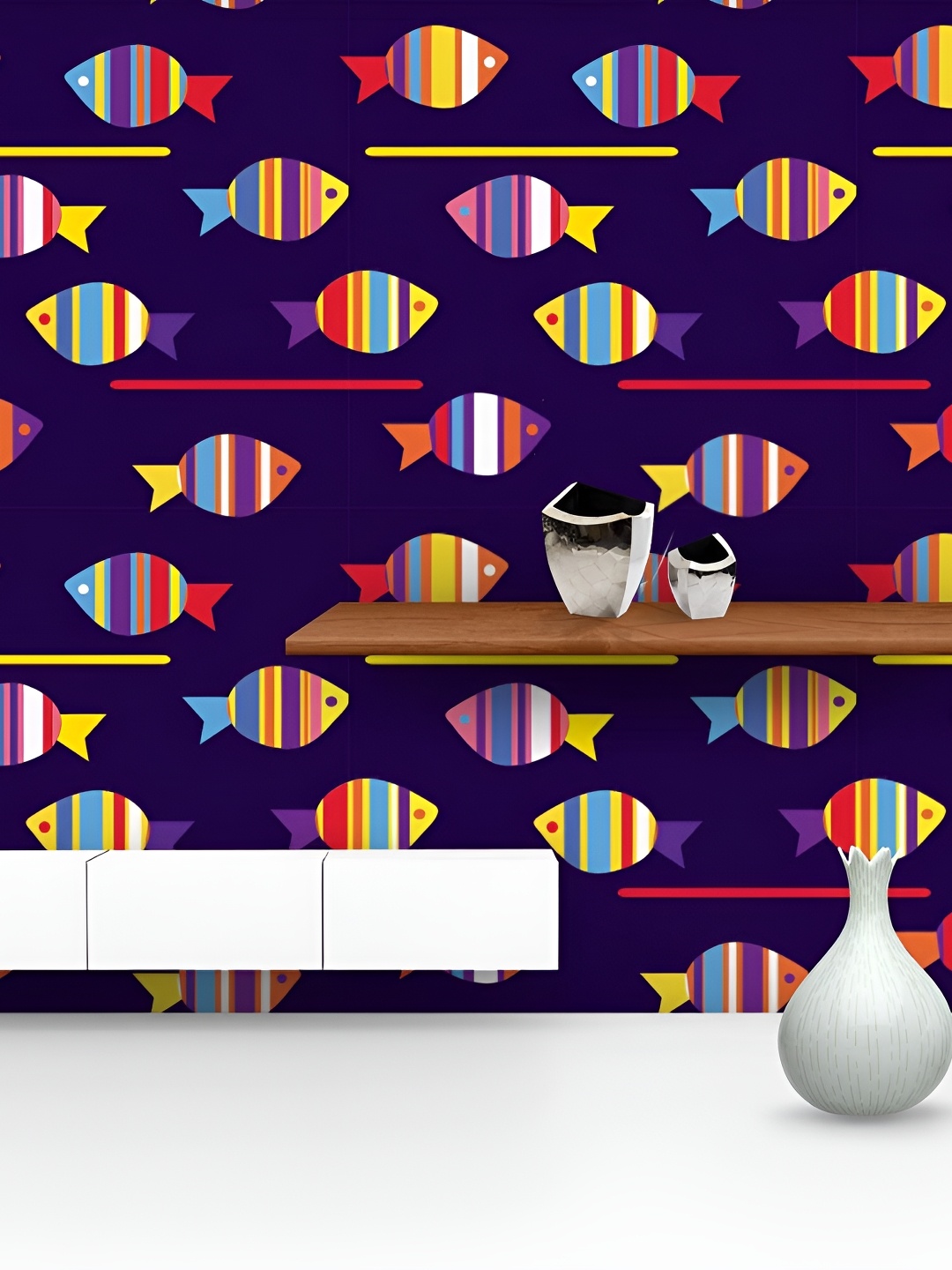 

ArtzFolio Navy blue Printed Self Adhesive Decals & Stickers