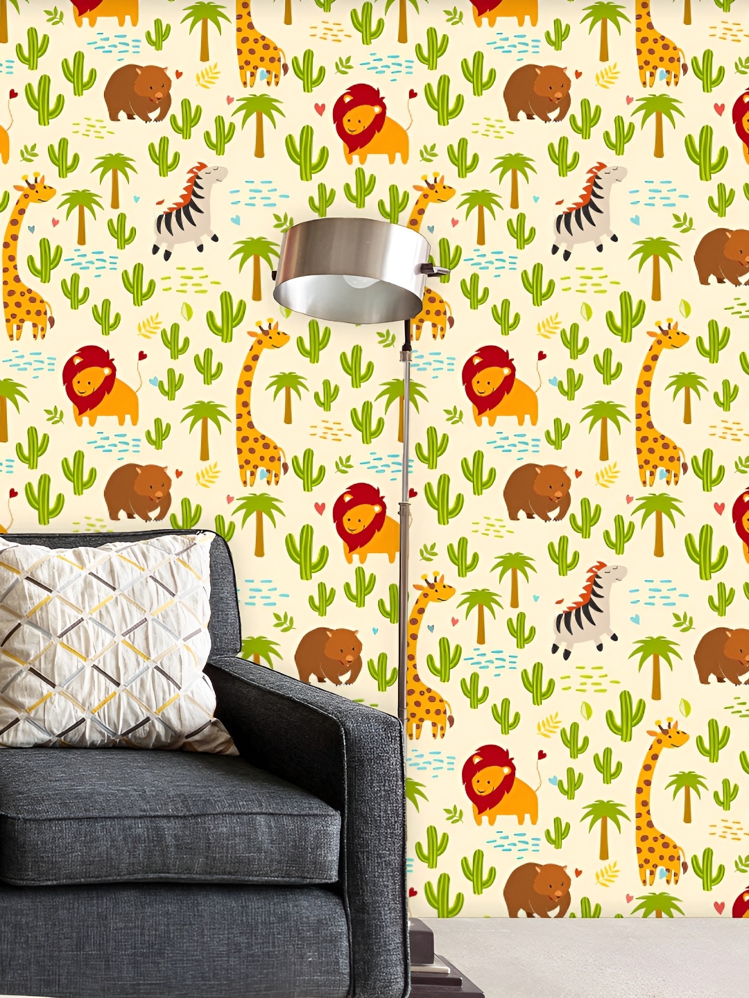 

ArtzFolio Multicolor Printed Self Adhesive Wallpaper, Multi