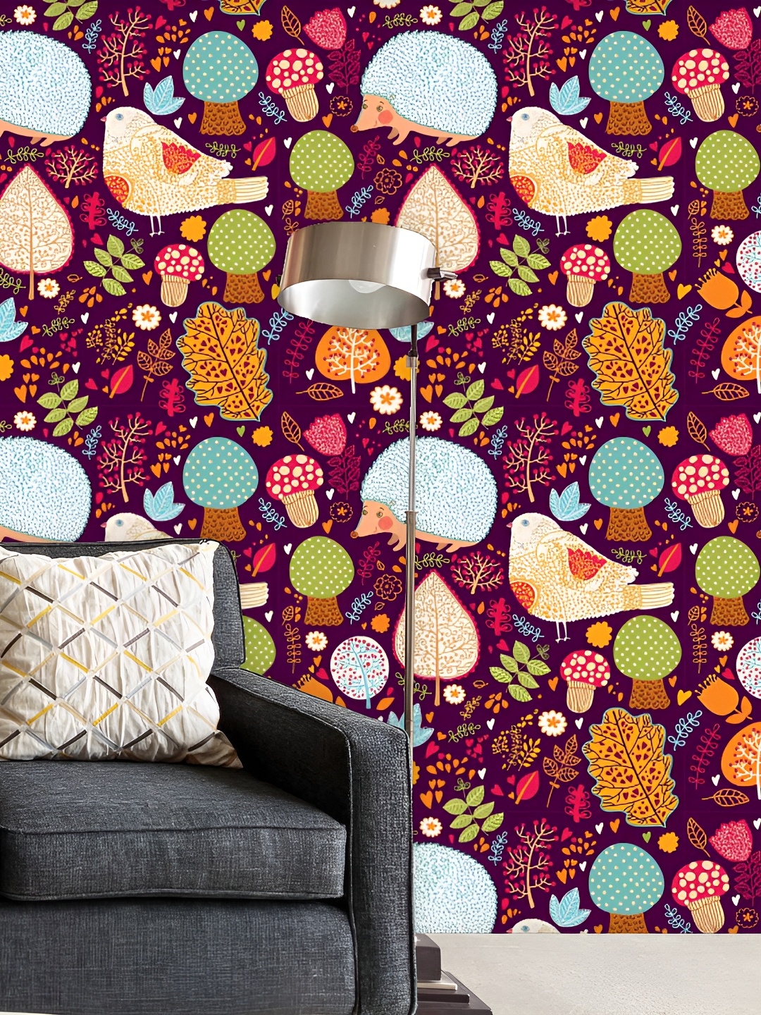 

ArtzFolio Printed Peel & Stick Non-PVC Vinyl Self-Adhesive Wallpaper, Multi