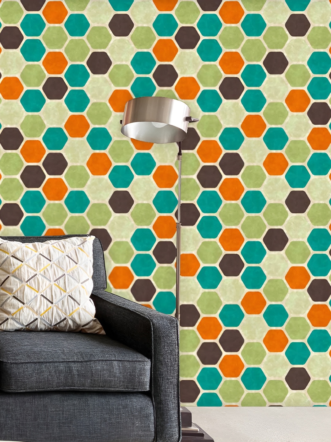

ArtzFolio Printed Self Adhesive Peel & Stick Wallpaper, Multi